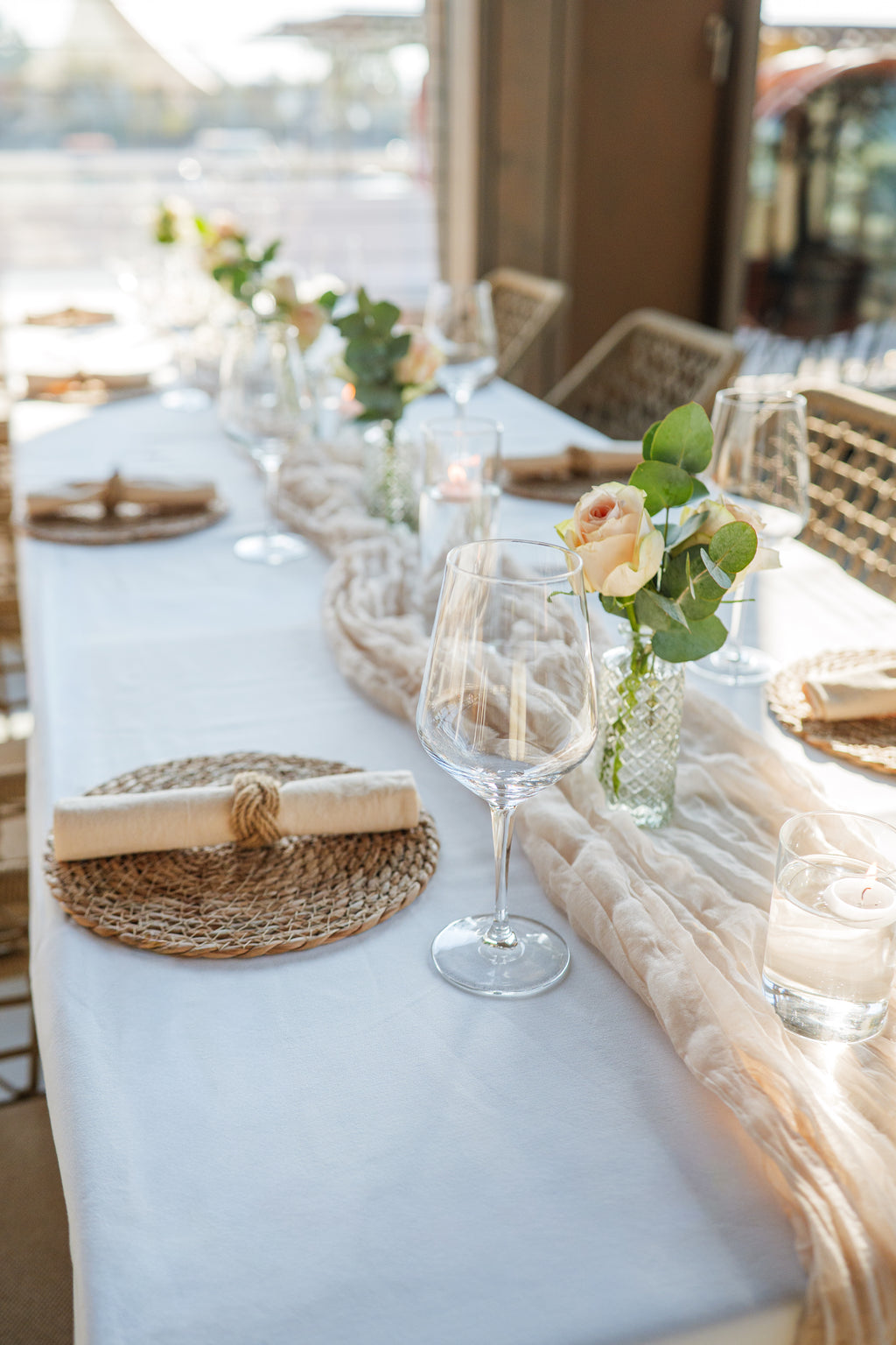Nature Elegance – edle Tischdekoration für eure Hochzeit